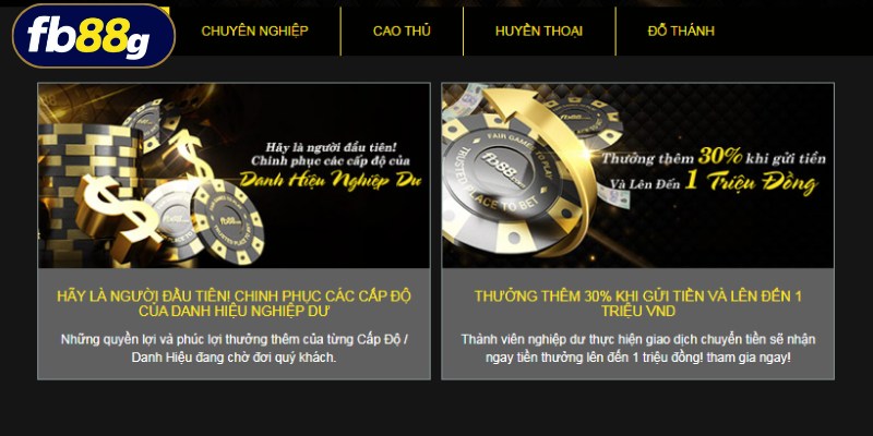 Người chơi đáp ứng các điều kiện để trở thành hội viên VIP FB88